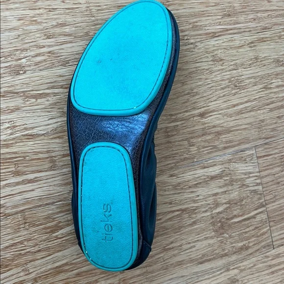 Tieks by Gavrieli-Black Leather Ballet Flats Size 10 - Picture 2 of 4